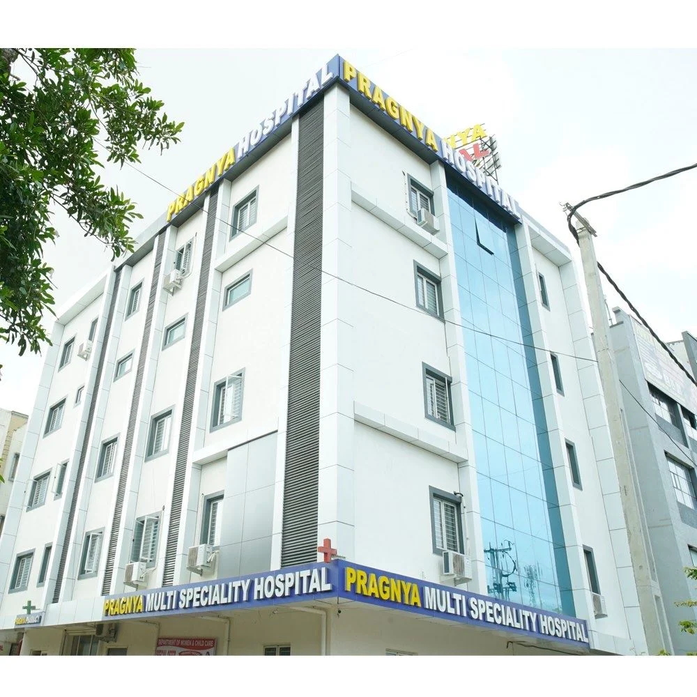 Pragnya Multi Speciality Hospital building in Medchal, Hyderabad